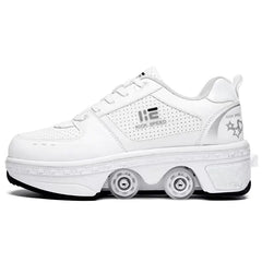 4 Wheels Breathable Roller Shoes