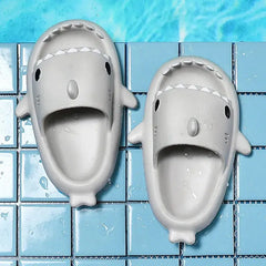 Summer Shark Slippers Flip Flops Home Anti-Skid Flat Shoes Couple Sandals
