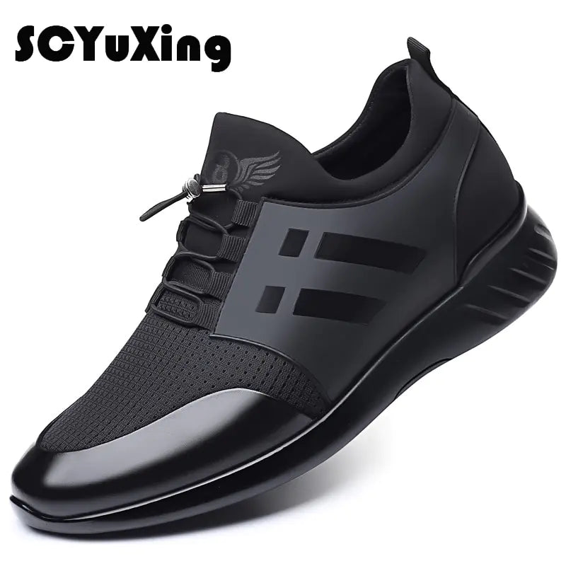 2022 Men's Shoes Quality Lycra+ Cow Leather Shoes Brand